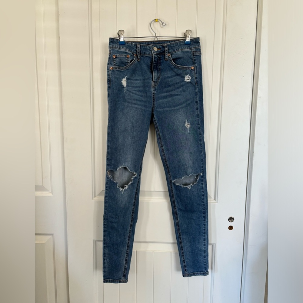 Wild Fable Blue Jeans Ripped Skinny Size 6